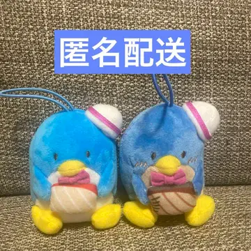 스시로 해피단부이 콜라보 마스코트 턱시도샘 전반 후반 2체 세트