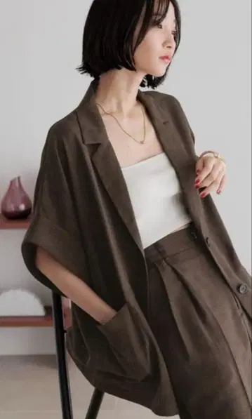 로리즈팜 바스켓 자켓 SS