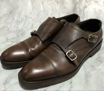 ISETAN MENS 이세탄 남성용 더블 몽크 다크 브라운 25cm