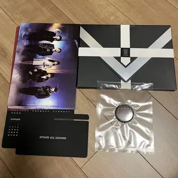 AAA +PLUS BOX 사양 A4 포토 카드 세트 캔뱃지 단체 2