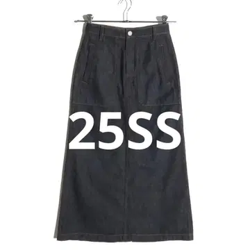 25ss Theory Mod 데님 A라인 스커트 데님 스커트