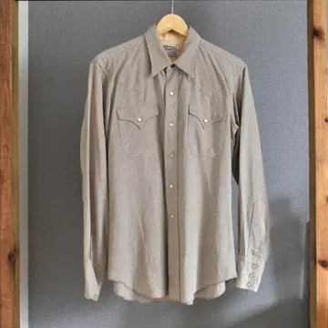 1950s 'H BAR C' 카스리 패턴 웨스턴 셔츠