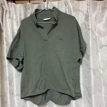 Lacoste 올리브 그린 반팔 피케 셔츠