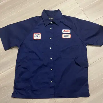 XLARGE 네이비 워크 셔츠 M 사이즈