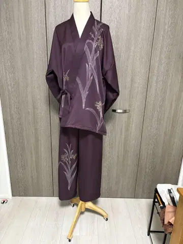 기모노 리메이크 호몬기 순수 실크로 만든 사무에