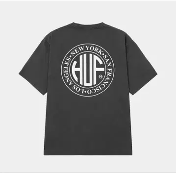 HUF REGIONAL WASHED TEE 그레이 새상품