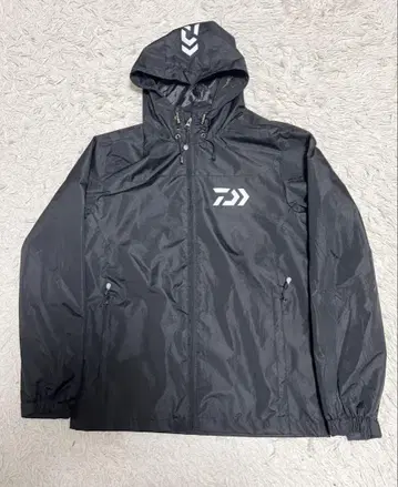 다이와 DAIWA 후드 레인 자켓 블랙 M 사이즈