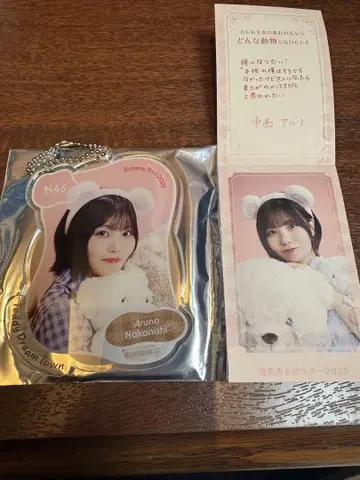 노기자카46 나카니시 아루노 NOGI메쿠리 A상 아크릴 키링