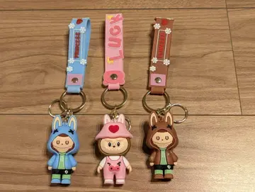 라부부 키링 3세트 labubu 러버 키링 새상품