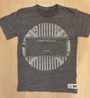 ATOMS FOR PEACE 티셔츠 S 사이즈 그레이 radiohead