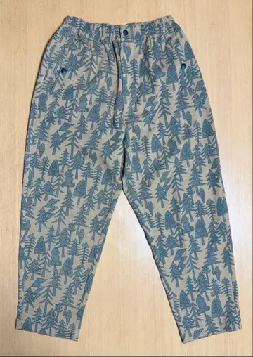 고슬로우캐러밴 올 패턴 숲 팬츠