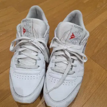 Reebok 클래식 스니커즈 8.5 화이트
