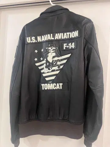AVIREX F-14 TOMCAT 가죽 자켓