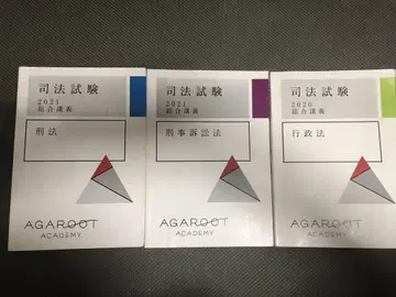 아갈루트 사법시험 종합 강의 3권 세트