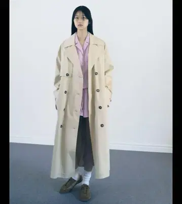 ZARA 자라 롱 오버사이즈 트렌치 코트