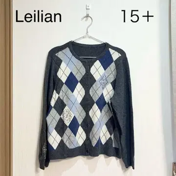 0120 Leilian 레리안 가디건 캐시미어 100% 빅 사이즈