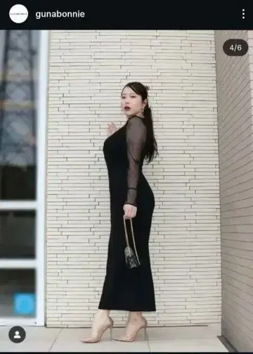 gunabonie 외여밈 티셔츠 원피스
