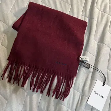 [새상품] Paul Smith 머플러 남성용 보르도 버건디
