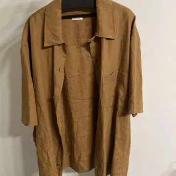 LINEN WASHER HUGE SHIRT
