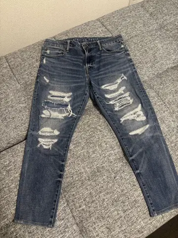 AMERICAN EAGLE 스키니 청바지 데미지 가공