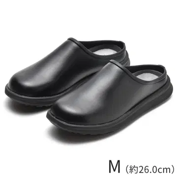 샌들 남성용 사보 샌들 M 약 26.0cm 오피스 샌들 신발 블랙