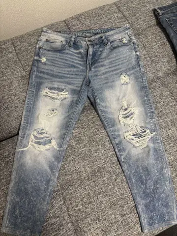 AMERICAN EAGLE 스키니 청바지 데미지 가공