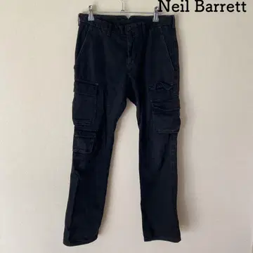 Neil Barrett 닐바렛 카고 팬츠 블랙 밀리터리