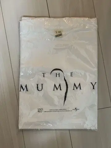 미이라 영화 THE MUMMY 티셔츠 화이트 미개봉