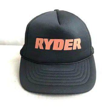 [ US 구제 의류 ] RYDER 빈티지 메쉬 캡 트래커 블랙