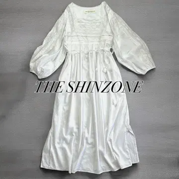 THE SHINZONE 신존 인도산 코튼 레이스 롱 원피스