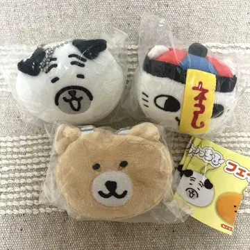 나가노 캐릭터즈 모찌루 페이스 마스코트 3점 세트