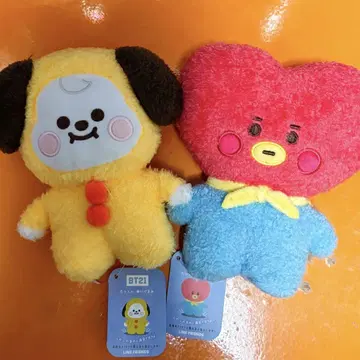 BT21 봉제 인형 치미 타타 세트