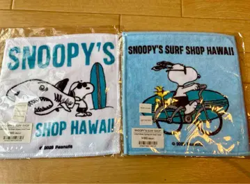 SNOOPY'S SURF SHOP 미니 타월 2매 세트