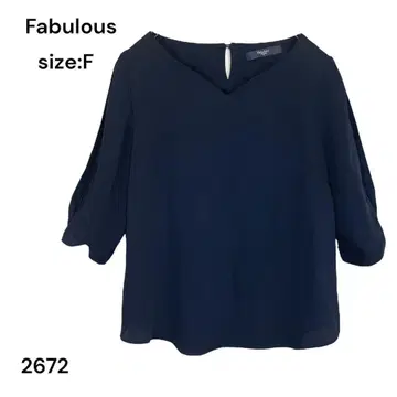 Fabulous 파비러스 셔츠 긴팔 상의 FREE 네이비