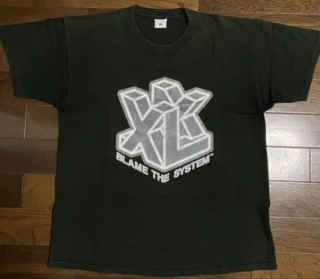 90s USA X-LARGE 티셔츠 엑스라지 초기 택 L 사이즈