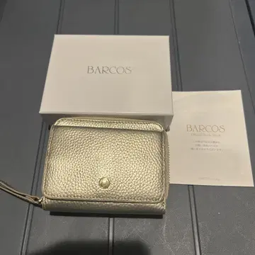 BARCOS 뱀 주름식 지갑 새상품