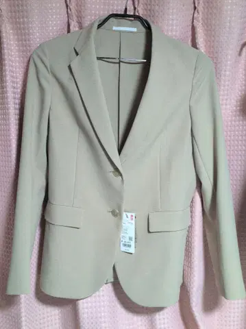 유니클로 자켓 M 베이지 택 포함