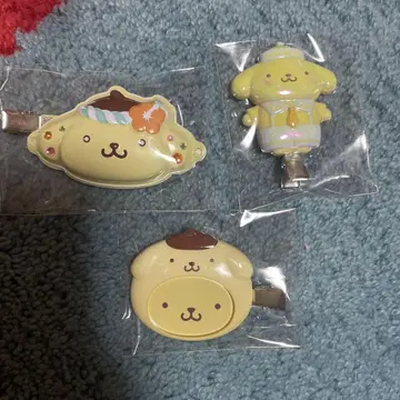 산리오 앞머리 클립 폼폼푸딩