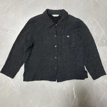 블랙 퀼팅 자켓