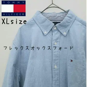 스테디셀러 TOMMY HILFIGER 플렉스 옥스퍼드 셔츠 XL