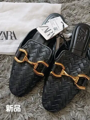 새상품! ZARA 버클 슬립온 35 일본 사이즈 23