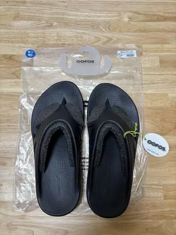 OOFOS 샌들 28cm 검은색