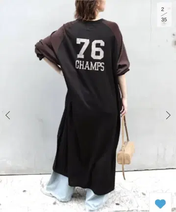 새상품 저널 스탠다드 메이슨 별주 로고 원피스 76