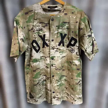 10DEEP 텐딥 노카라 반팔 야구 워크 셔츠 XL