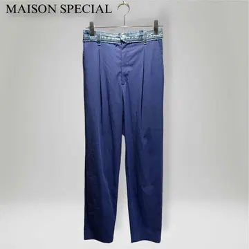 MAISON SPECIAL / 지속 가능한 리메이크 와이드 테이퍼드 팬츠