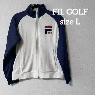 FILA 집업 자켓 사이즈 L 여성용 화이트/네이비
