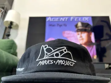 USA 파크스 프로젝트 Parks Project 캠핑 캡 블랙