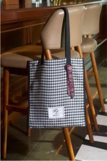 HLT Houndstooth Tote Bag