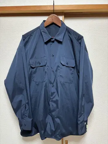 SSZ & A.H WORK SHIRTS 네이비 SSZ A.H
