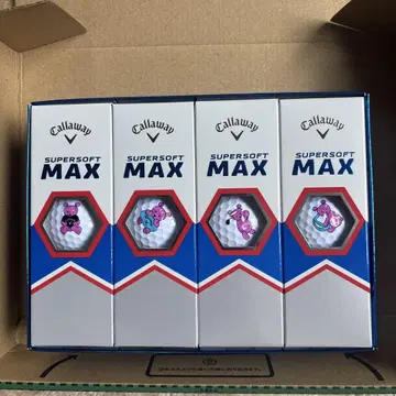 캘러웨이 골프공 SUPER SOFT MAX 베어 프린트